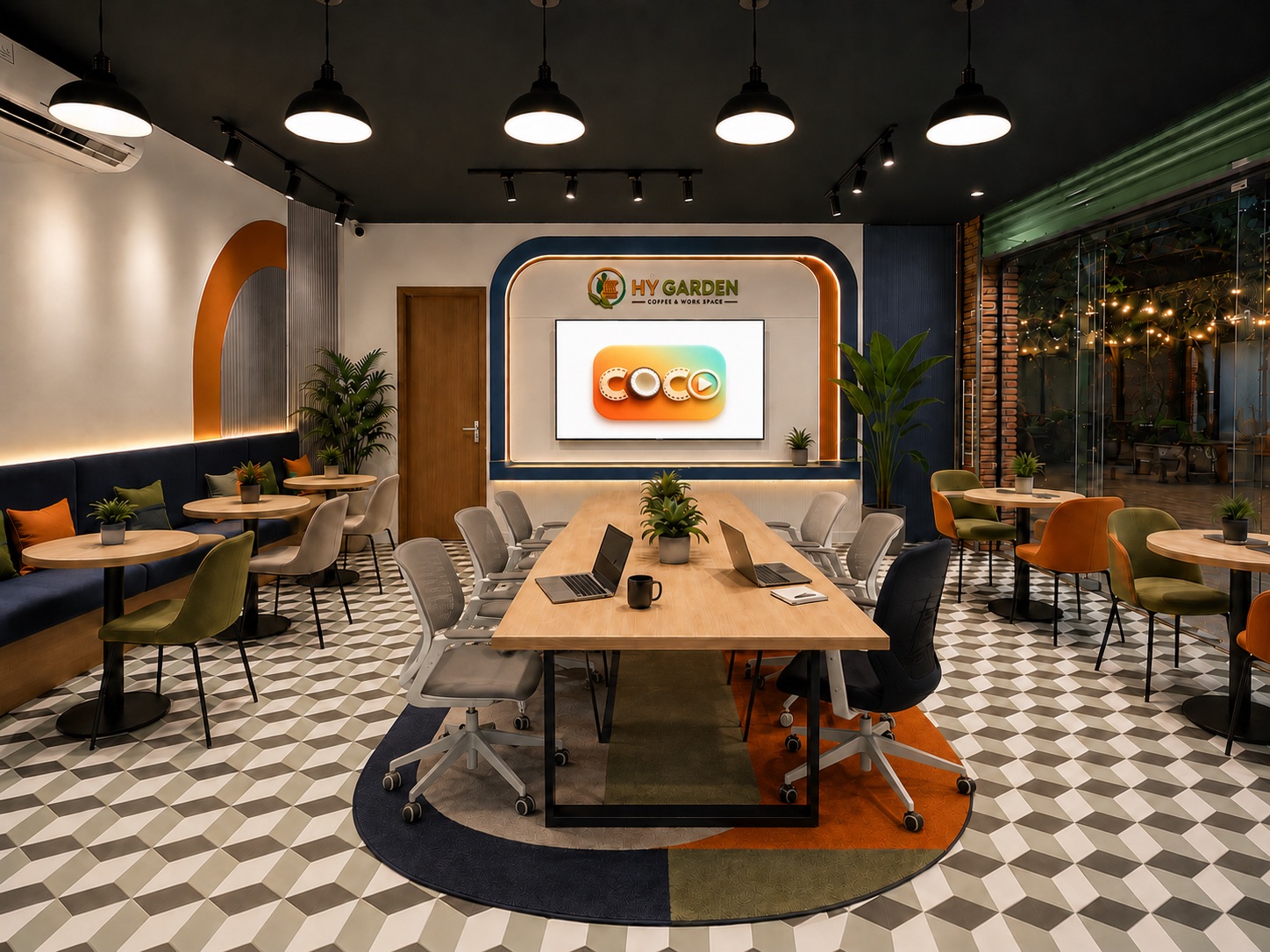 Coffee workspace